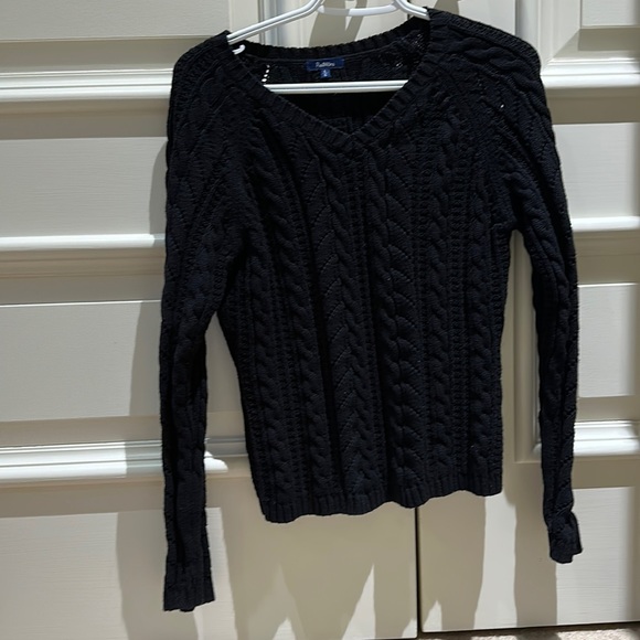 knit black sweater - Picture 1 of 1